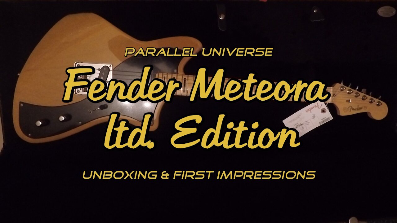 Fender Meteora - Unboxing & First Impressions