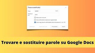 Trovare e sostituire parole su Google Documenti