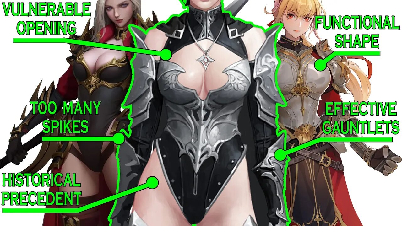 Analysing MORE fantasy boob armor, FOR SCIENCE!