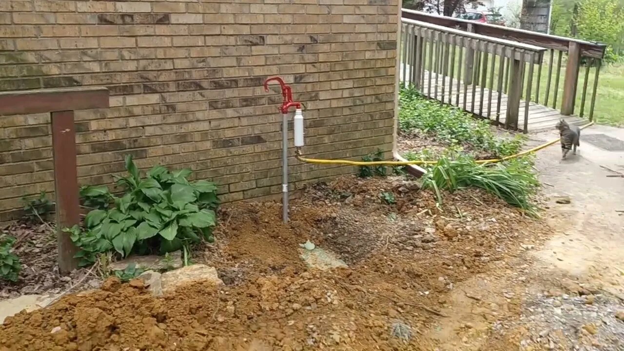 New water service installed at the homestead