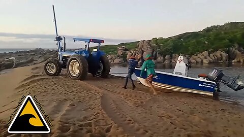 On It - Surf Launching small boats at Hibberdene