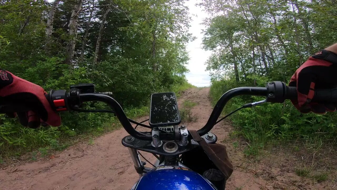 Minibike Ramblin Around Wells ( Trailmaster Hurricane )