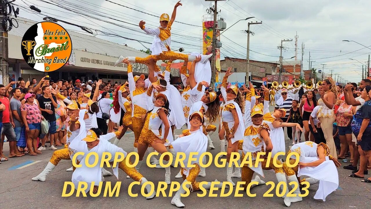 CORPO COREOGRAFICO 2023 - DRUM CORPS SEDEC 2023 - DESFILE CÍVICO 2023 NO BAIRRO DE MANGABEIRA - PB.