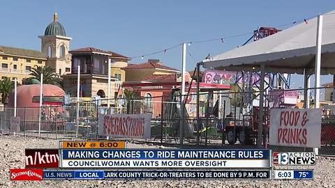 Councilwoman wants for oversight for Halloween carnival rides