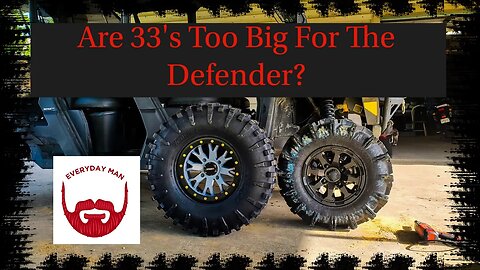 Are 33's Too Big For The Defender XMR #system3, #XT300,