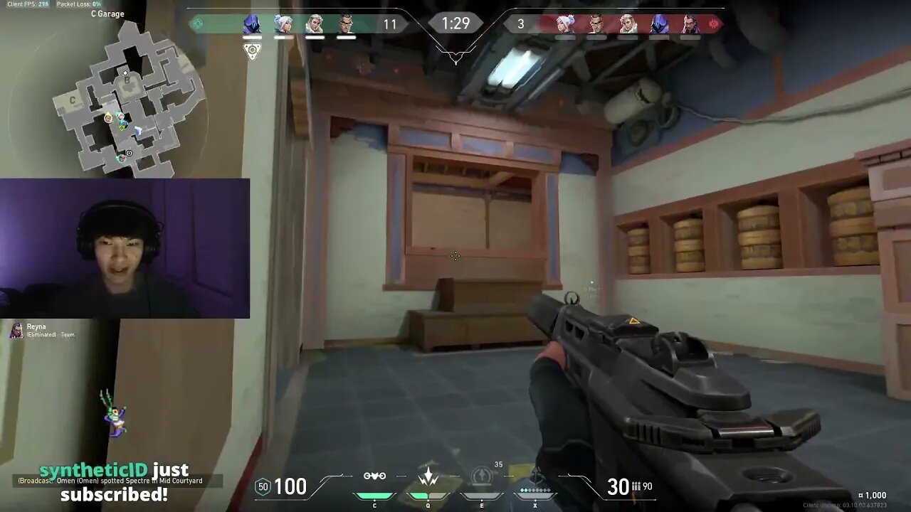 Sinatraa gets gifted 250 subs from Riot