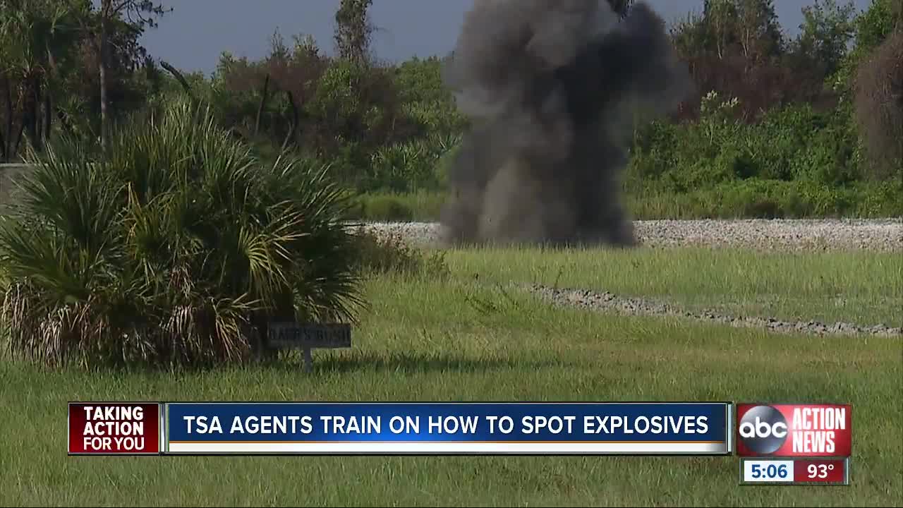 TSA officers train at MacDill on how to spot explosive devices