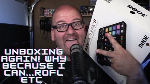 RodeCaster Pro 2 Unboxing Again Because I can!!