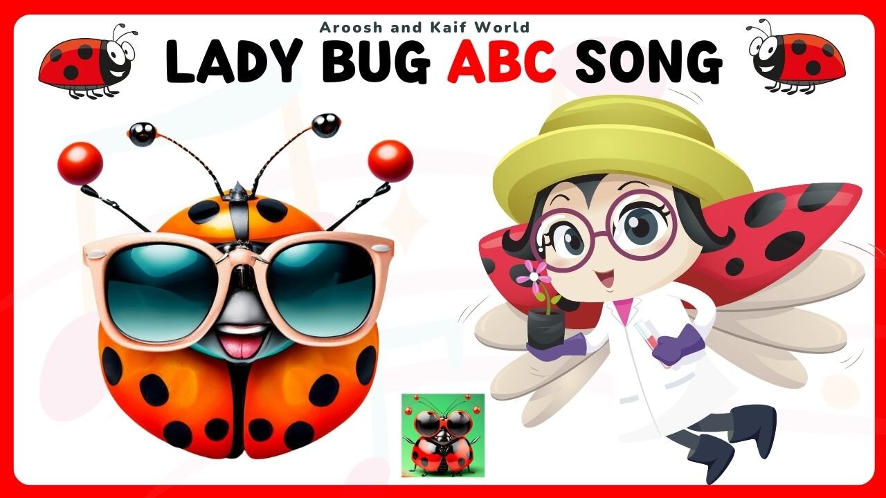 Funny Ladybug ABC Song for Kids | Learning with Laughter