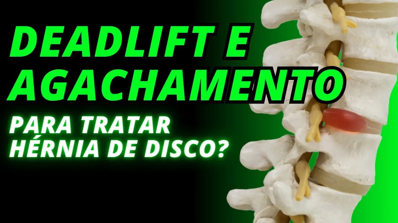 SEM CIRURGIA! COMO TRATAR HÉRNIA DE DISCO COM EXERCÍCIOS DE FORÇA?