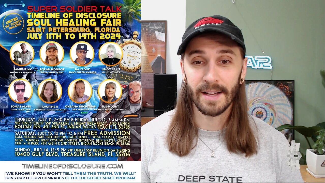 TIMELINE of DISCLOSURE CONFERENCE June 11-14 2024 St. Pete Florida