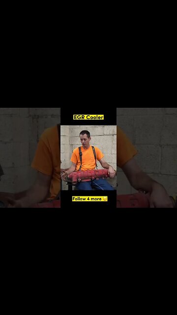 How does EGR cooler work? - #shorts