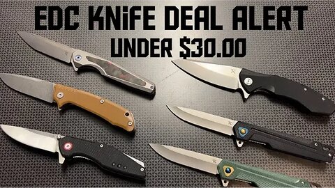 New EDC Knife Deal Alert (Under 30.00)