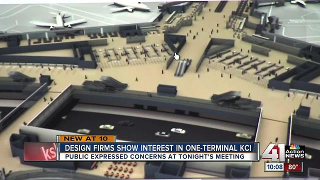 Design firms interested in KCI, public expresses concern