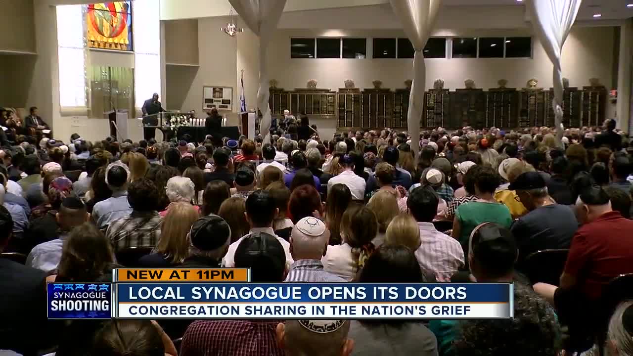 Tampa synagogue shares nation's grief after 11 people killed at Pittsburg synagogue