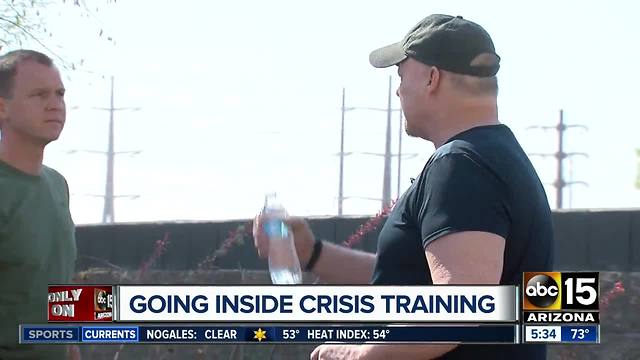 Going inside crisis training for Valley officers