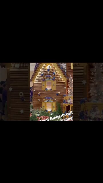 Giant Gingerbread House at Disney’s Grand Floridian Resort