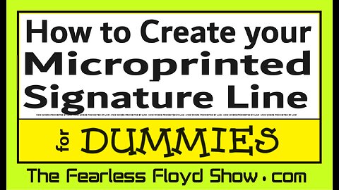 HOW TO CREATE YOUR MICROPRINTED SIGNATURE LINE