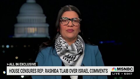 Democrat Rep. Rashida Tlaib Says There's Been A "Distortion" Of Her Call To Genocide Against Israel