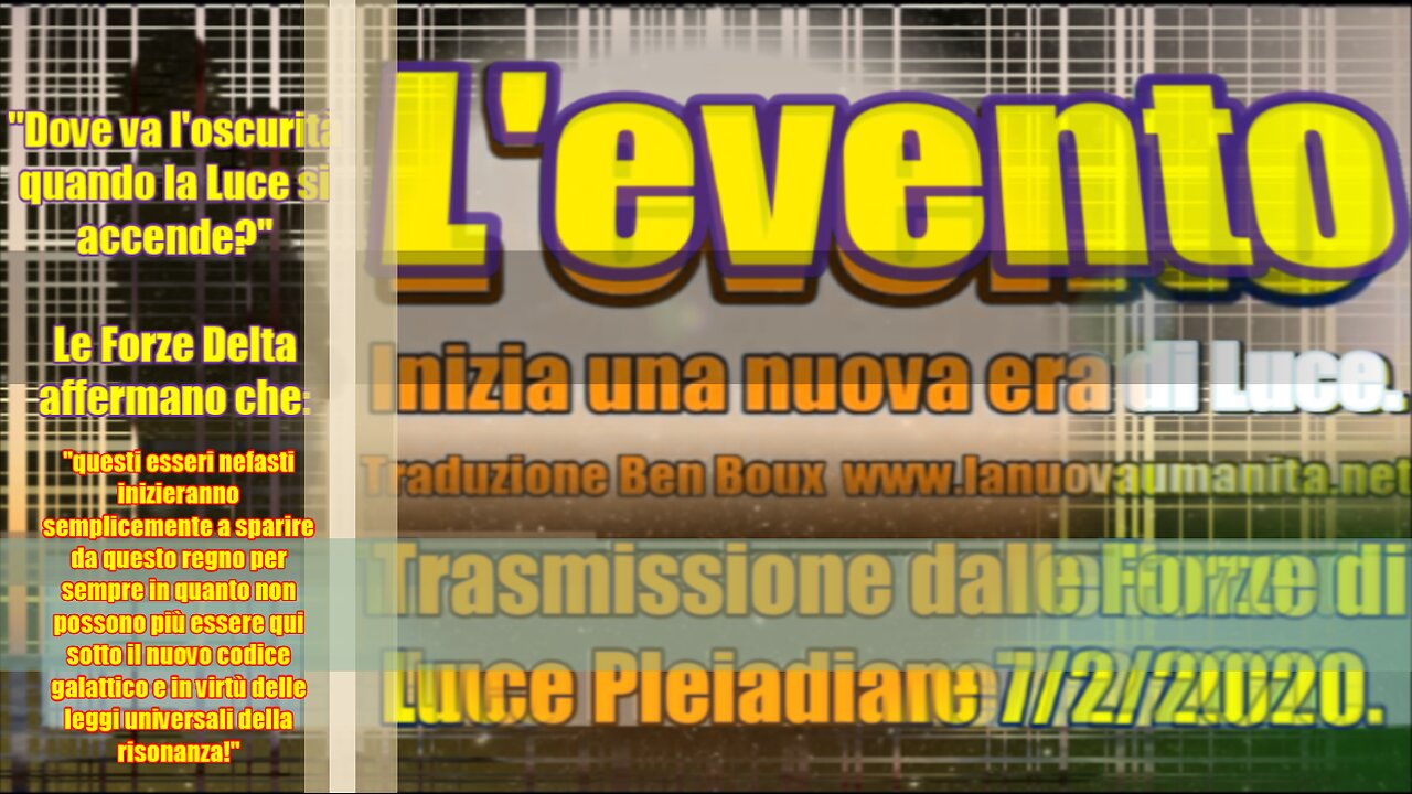 L'evento - Inizia una nuova era di Luce