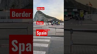 Spain/Gibraltar Border New Years Eve #shorts
