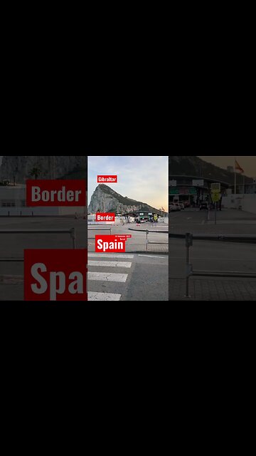 Spain/Gibraltar Border New Years Eve #shorts