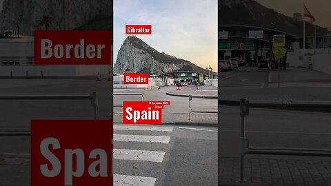 Spain/Gibraltar Border New Years Eve #shorts