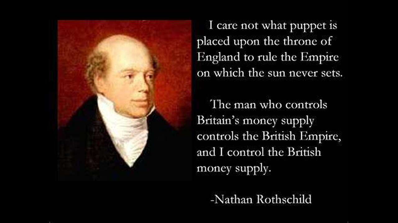 Pt 2: Blue Money, Tribute to the Rothchild Banking Dynasty