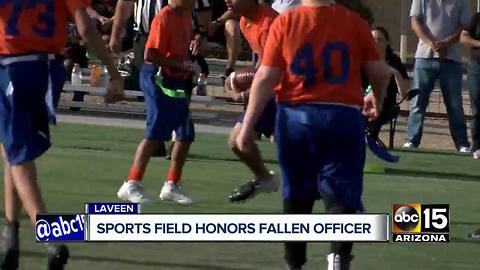 Laveen sports field to honor fallen Phoenix police officer