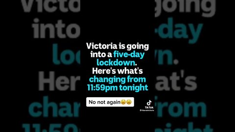 WTF?!! Dan’s Locking Victoria Down Again 😳🤦‍♂️