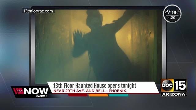 Looking for Halloween fun? 13th Floor haunted house is open!