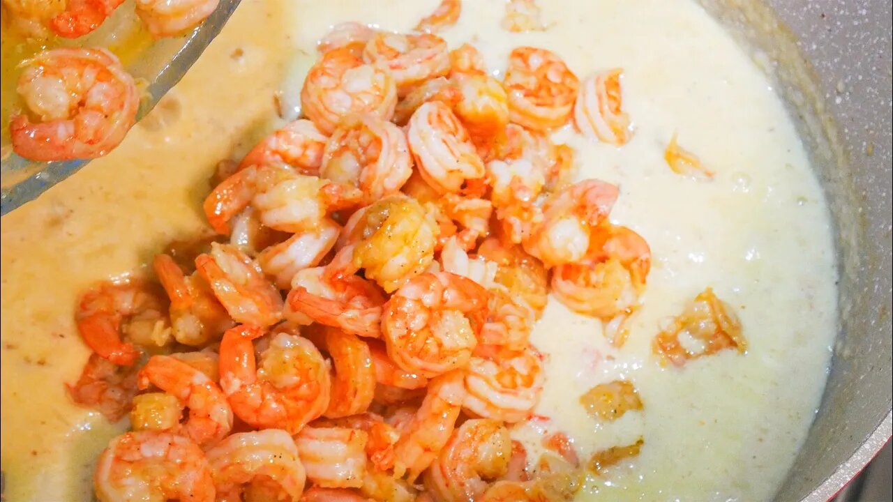 AWESOME CREAMY SHRIMP TO MAKE TODAY! Very easy