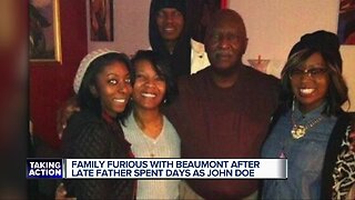 Family furious with Beaumont Hospital after late father spent days as a John Doe