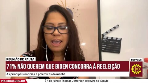 Maioria dos americanos não quer a reeleição de Biden | Momentos do Reunião de Pauta