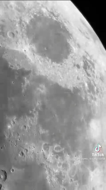 The moon’s movement.