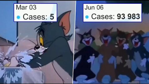 Corona VS tom Jerry