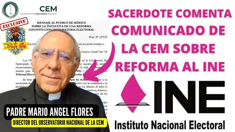 SACERDOTE COMENTA COMUNICADO DE LA CEM SOBRE REFORMA AL INE #INE #ReformaINE #CEM #ReformaINE