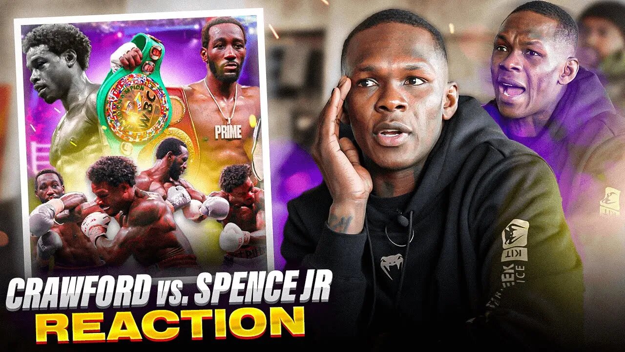 Israel Adesanya Reacts to Terence Crawfords Masterful KO of Errol Spence Jr