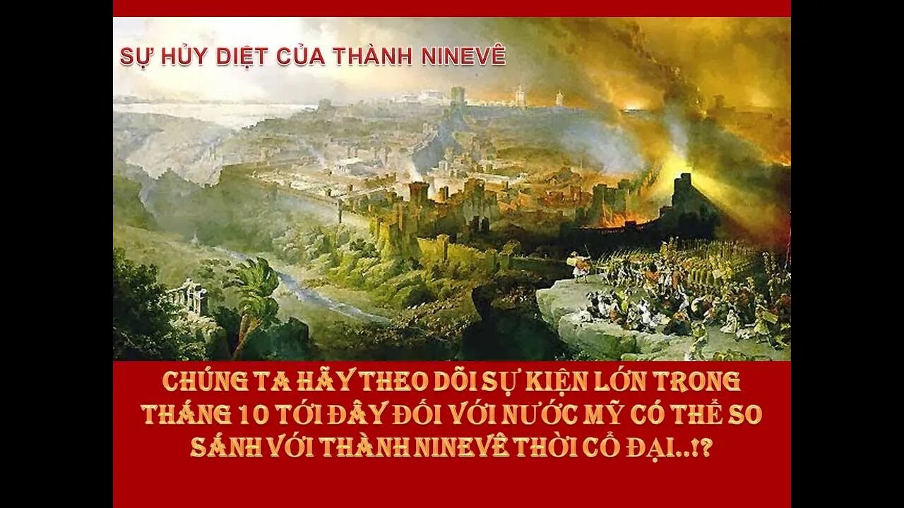 SỰ TÀN PHÁ CỦA NƯỚC MỸ, MỘT THÀNH NINEVÊ CỦA THỜI HIỆN ĐẠI. (Trong .., Giô-na..)