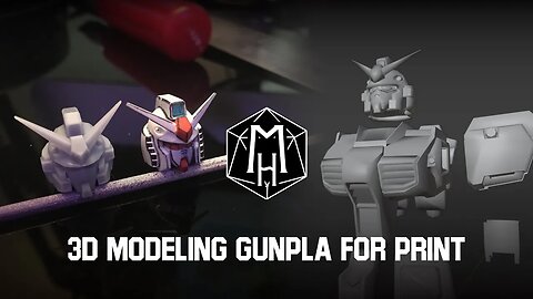 3d Modeling Gundam 7th Gunpla for 3d Printing