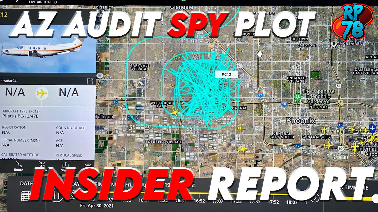 SPY PLANE Exposed in Maricopa, Audit Process Revealed By Insider - NOTHING CAN STOP WHAT IS COMING!