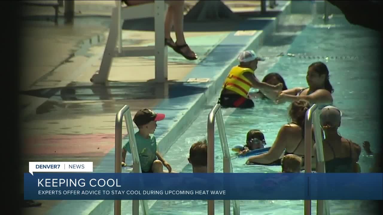 Experts offer advice to stay cool during upcoming heat wave