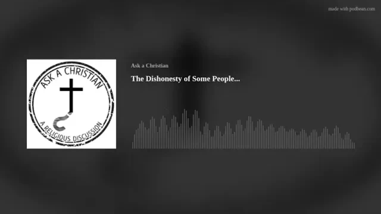 The Dishonesty of Some People...