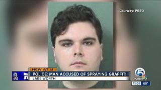 Suspect arrested after numerous incidents of vandalism in Lake Worth