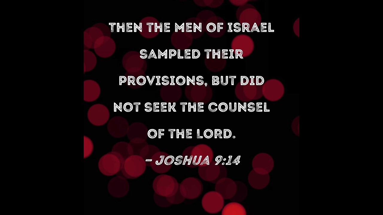 Don't forget to consult The Lord