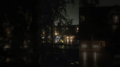 Pouring rain in San Diego [Mưa tầm tả thành phố San Diego] #rainsounds #shorts