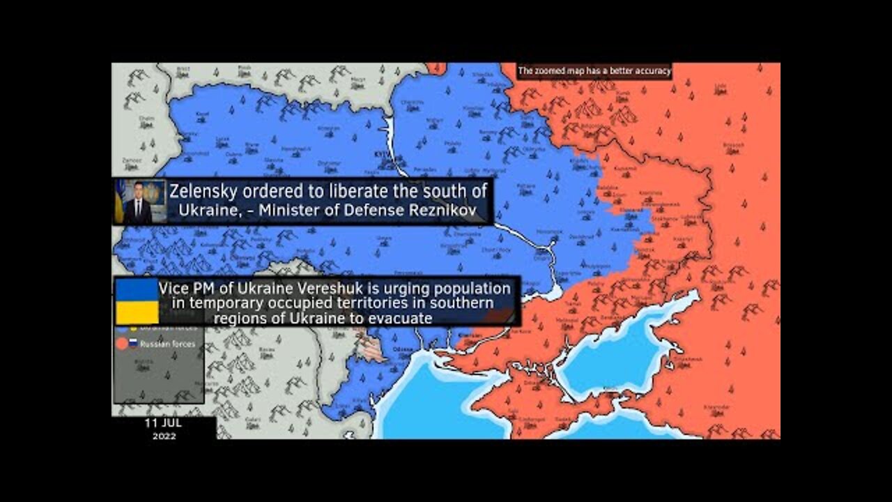 Russian invasion of Ukraine [11 Jul 2022] 'Today'