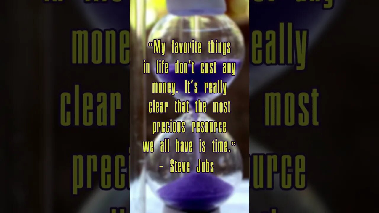 The Most Precious Resource #stevejobs #quoteoftheday #quotes #inspiration #motivation