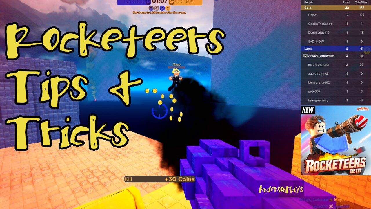 AndersonPlays Roblox 🚀 Rocketeers [New!] - Tips and Tricks