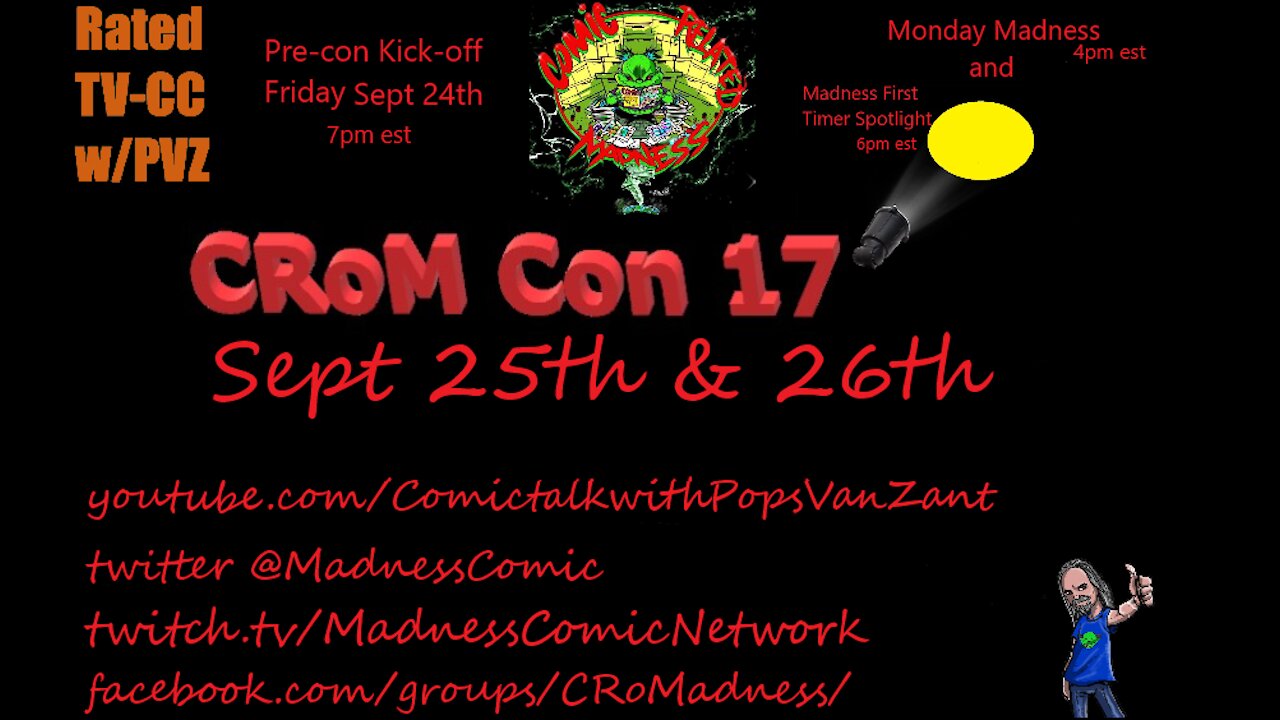 CRoM Con 17!! Day 2 Part 2 Sept 26th 6pm est